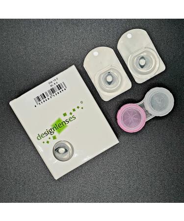 Buy Gray White Cat Eye Halloween Costume Contact Lenses - Soft Dragon Color 1 Pair (2 Pieces) for Festive Looks - International Shipping Available - Buy Online on GoSupps.com