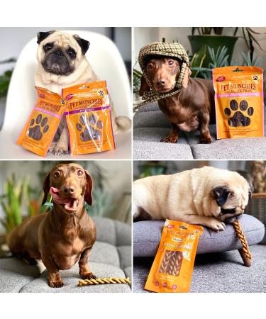 Pet Munchies 100% Natural Beef Liver Stick Dog Treats 90g 8 Pack - Buy Online on GoSupps.com