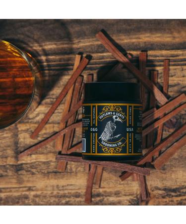 Outlaws and Gents All-Natural Bourbon Sandalwood Beard & Body Butter - Deep Moisturizer for Men - Buy Online on GoSupps.com