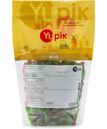 Yupik Mini Gummy Intense Cola Bottles 1 kg Cola Soda Pop Flavored Gummies Sugary Coating Chewy Sweet Candy Delicious Snack Ideal for Gifting & Holidays 1 kg (Pack of 1) - Buy Online on GoSupps.com