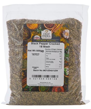 Old India Black Pepper Cracked 18 Mesh 500g 500 g (Pack of 1) - Buy Online on GoSupps.com