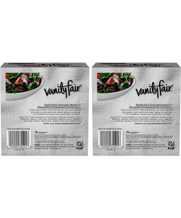Vanity Fair Everyday Napkins White - 100 ct - Pack of 2 - Buy Online on GoSupps.com