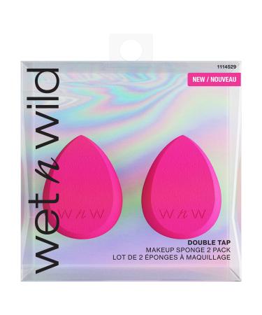 Wet n Wild Double Tap Makeup Sponge Set Foundation Blending Beauty Sponge Flawless for Liquid Cream and Powder Dry and Wet Blender Make Up Use Vegan Cruelty Free Double Tap Makeup Sponge 2 Pack - Buy Online on GoSupps.com