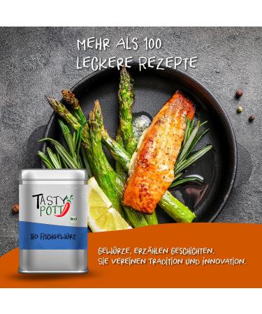 Jeske Sports Supplies Tasty Pott Spice Mixes 2 I spices I spice mix I Herbs I Spices I Tofu I Vegetables I Aromatic organic fish spices 100 g - Buy Online on GoSupps.com