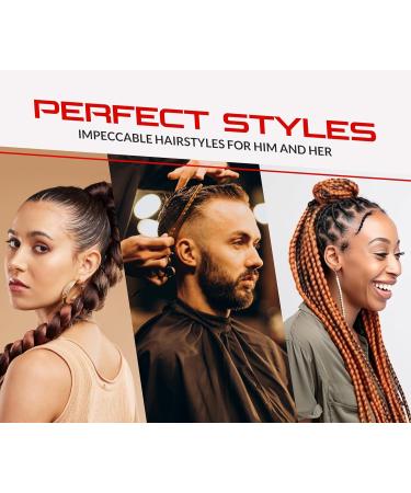 Pro Edge Hair Styling Gel - Alcohol-Free Water-Based Pomade for Stylish Hair - Strong Hold Strawberry Scent (16 Fl oz - Buy Online on GoSupps.com