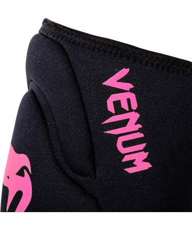 Venum Kontact Gel Knee Pad - Black/Neo Pink (Medium) | Best Quality Knee Protection - Buy Online on GoSupps.com
