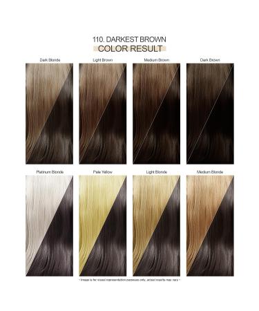 Adore Vegan & Cruelty-Free Hair Dye - 110 Darkest Brown 4 Fl Oz (Pack of 2) - Buy Online on GoSupps.com