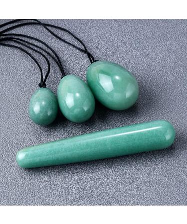 Yoni Egg & Cone Exercise Device | Strengthen Pelvic Floor Muscles | Crystal Massage Tool for Women | 4-Piece Fitness Set - Buy Online on GoSupps.com