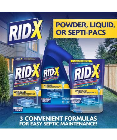 RID-X Septic Treatment Septi-Pacs - 2 Month Supply (2.1 oz) | Pack of 1 - Buy Online on GoSupps.com