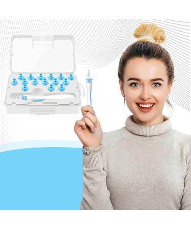 Q Grips Earwax Remover Kit with 16 Soft Tips - Safe Spiral Ear Wax Removal Tool for Adults - Buy Online on GoSupps.com