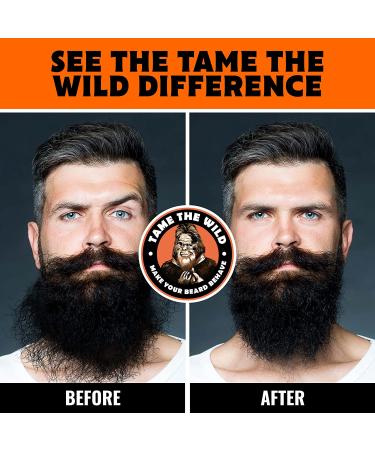 Tame the Wild Premium Beard Straightener Kit for Men - Heated Beard Brush Grooming Set with Heat Protectant, Soap, Balm, Comb, and Storage Case - Ideal Gift - Buy Online on GoSupps.com