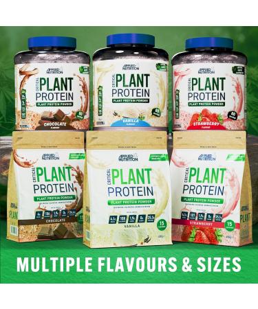 Applied Nutrition Critical Plant Protein Vanilla 1800g Vanille 1800g - Buy Online on GoSupps.com
