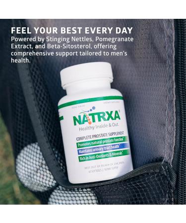 Centurion Natrxa 30 Day Complete Prostate Support Supplement for Men with Selenium Lycopene Saw Palmetto Beta Sitosterol Stinging Nettle and Pomegranate 60 Softgels - Buy Online on GoSupps.com
