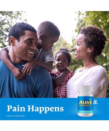 Aleve Liquid Gels 80: Fast-Acting Pain Relief Formula - Buy Online on GoSupps.com
