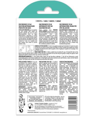 Vetocanis Flea & Tick Treatment for Cats - 4 Pipettes 1 Month Protection Each - Effective Defense for Cats 9 Months & Older - Buy Online on GoSupps.com