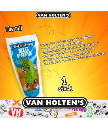 Shop Van Holten Pickle Pouch Set - Hot Mama Big Papa Tapapio & Warheads Sour Pickles - International Shipping Available! - Buy Online on GoSupps.com