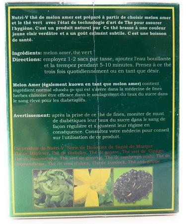 Natural Balsam_Pear Tea - Bitter_Melon Tea - 2g x 20bags - A Natural Health Drink - Buy Online on GoSupps.com