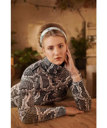 Invisibobble Hairhalo What Happens in Safari - Adjustable Snakes Print Hair Band for Girls & Women | Limited Urban Safari Collection | Stylish & Comfortable Hair Accessory - Buy Online on GoSupps.com