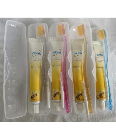 Atomy Oral Care Set - Toothbrush & Travel Size Toothpaste Case | International Shipping - Buy Online on GoSupps.com