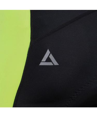 Buy Airtracks Men's Functional Bicycle Pants | Bib Wheel Pants with 3D Coolmax Cushion | Breathable & Reflective - L Black/Neon - International Shipping Available - Buy Online on GoSupps.com