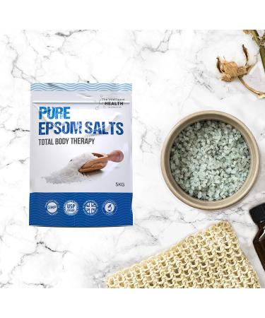 Pure Epsom Salts 5 kg | Magnesium Sulphate Bath Salt - Pack of 1 - Buy Online on GoSupps.com