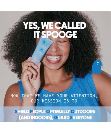 SPOOGE Ghosted Mineral All-Screen - Oil-Free SPF 30 Face Sunscreen - Dermatologist Developed with Cloud Feel Bisabolol for Daily All-Weather Care - Reef Safe Water-Resistant Blends Into Skin (1.7oz) - Buy Online on GoSupps.com