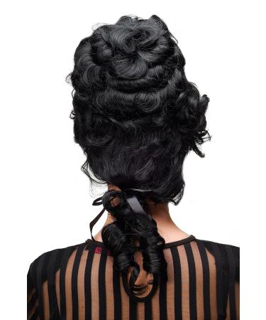 WIG ME UP L.COLONIAL Lady-1 Quality Beehive Wig - Baroque Colonial Tower Hairstyle in Black - International Shipping Available - Buy Online on GoSupps.com