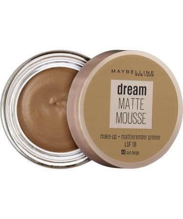 Maybelline Jade Dream Matte Mousse Foundation 18 ml - 48 Sun Beige - Pack of 1 - Buy Online on GoSupps.com
