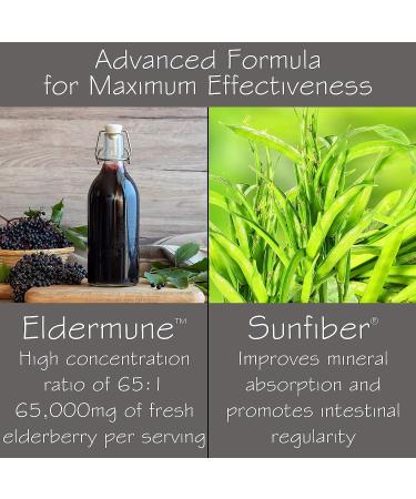 Herbal Roots Eldermune Elderberry - 65X Concentrated Sambucus Negras Extract - 65,000mg Equivalent per Serving - Buy Online on GoSupps.com