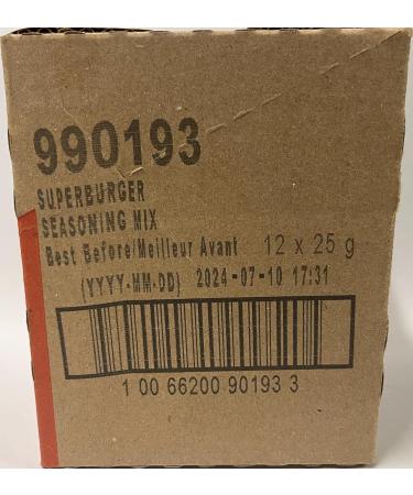 Club House Dry Sauce/Seasoning/Marinade Mix Superburger 25g Case Pack 12 Count - Buy Online on GoSupps.com