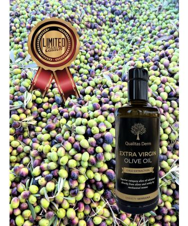 Extra Virgin Olive Oil | High Phenolic | Early Harvest October 2023 - Limited Edition - Serrana de Espad n Extra Virgin Olive Oil| Antioxidant Rich | Pesticides Free- 500 ML - Buy Online on GoSupps.com