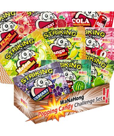 WaNaHong Explosive Popping Candy Hamper Challenge Set (18 pcs) | Assorted Fruity Flavours