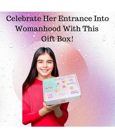 Teen Girl First Period Kit for Girls 10-12 | Menstruation Puberty Gift Set | Preteen Girl's Welcome to Womanhood Gift - Buy Online on GoSupps.com