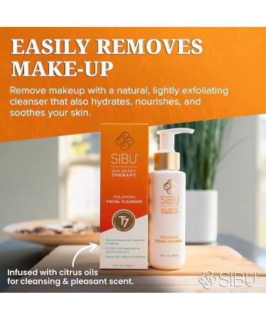 Sibu Sea Buckthorn Facial Cleanser - Premium 4oz Face Wash Moisturizes Skin Reduces Blemishes & Removes Makeup - Buy 2 Pack Online - Buy Online on GoSupps.com
