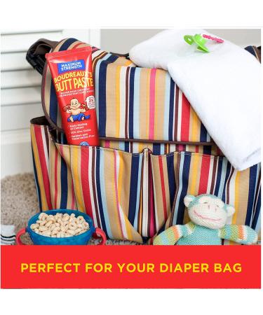 Boudreaux's Butt Paste Maximum Strength Diaper Rash Cream 4 oz Tube - Baby Ointment - Buy Online on GoSupps.com