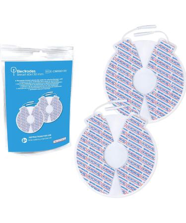 Tenscare E-CMR60130-DE 4 Reusable Breast Electrodes (Toning or Lactation) Breast electrodes (60 x 130 mm) - Buy Online on GoSupps.com