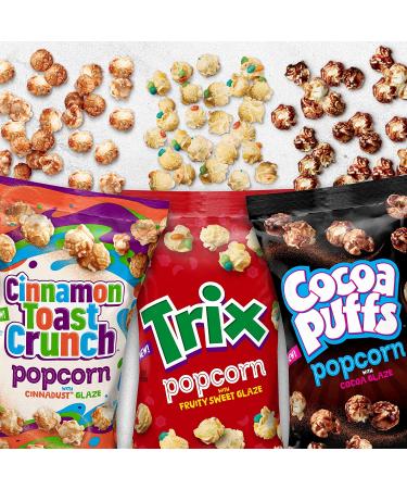 Trix Popcorn Snack with Fruity Sweet Glaze - 7 oz Snack Bag - Buy Online on GoSupps.com