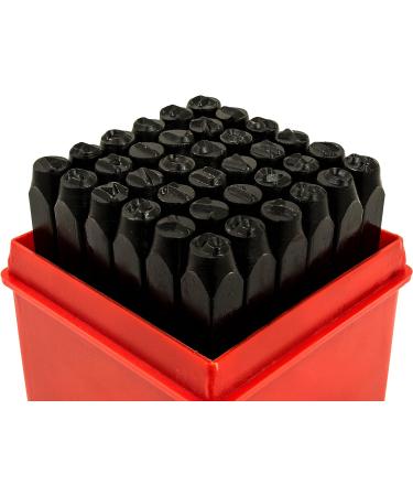 Bastex 36pc Steel Metal Number and Letter Stamping Punch Tool Set for ID and Alphabet Marking - Buy Online on GoSupps.com