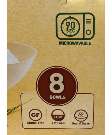 Bibigo Restaurant-Style Cooked Sticky White Rice - 2 Boxes, 16 Bowls - 7.4 oz each - Ready to Eat - Buy Online on GoSupps.com