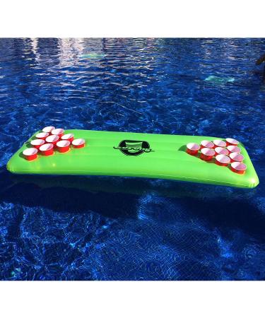 Inflatable Floating Beer Pong Table Set with 3 Balls - GoPong Pool Pong Table - Buy Online on GoSupps.com