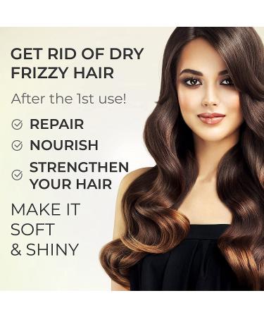 Professional Keratin Hair Mask for Nourishment & Repair - Made in USA with Biotin, Collagen & Coconut Oil - Pro-Vitamin B5 Protein Mask for All Hair Types - Buy Online on GoSupps.com