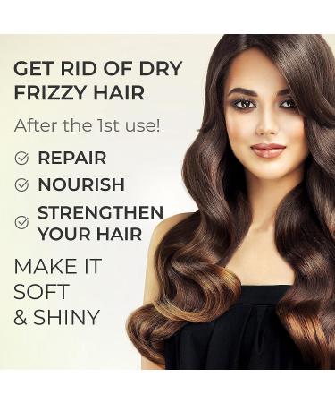 Professional Keratin Hair Mask - Nourishing Treatment for Hair Repair & Beauty - Made in USA with Biotin, Collagen, Coconut Oil & Pro-Vitamin B5 - Hair Vitamin Complex for All Hair Types - Buy Online on GoSupps.com