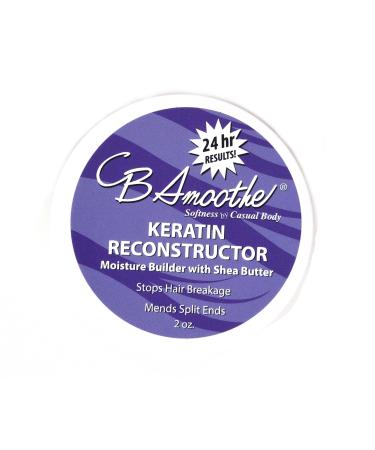 CB Smoothe Keratin Reconstructor Moisture Builder with Shea Butter 2 oz