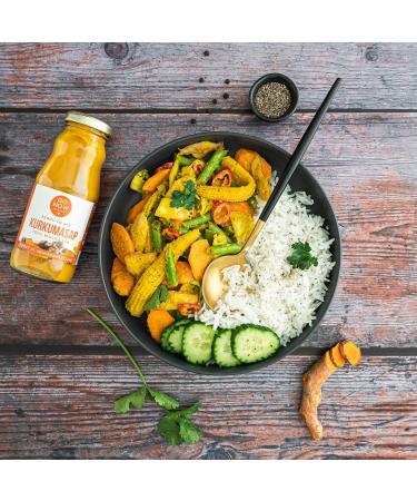 Pure Turmeric Juice 200ml 100 Turmeric Turmeric tea Turmeric shot Turmeric concentrate Organic Go Now - Buy Online on GoSupps.com