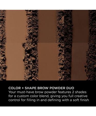 Sigma Beauty Color + Shape Brow Powder Duo - Vegan Brow Palette for Defined Brows - Dark and Light Shades for Tinting and Highlighting - Paraben and Sulfate Free - Includes Mirror - Light - Buy Online on GoSupps.com