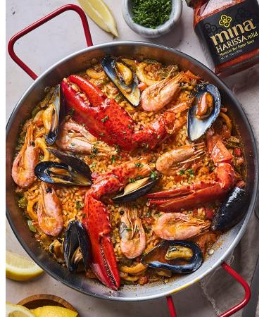 Mina Mild Harissa Sauce - Authentic Moroccan Flavor with Fresh Red Peppers (10 oz) - Buy Online on GoSupps.com