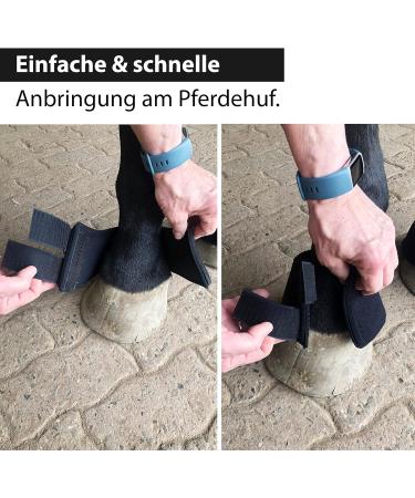 Hoof Bells for Horses & Ponies | Neoprene Jumping Bells S-XL | Black Hoof Protection for Riding & Pasture - Buy Online on GoSupps.com