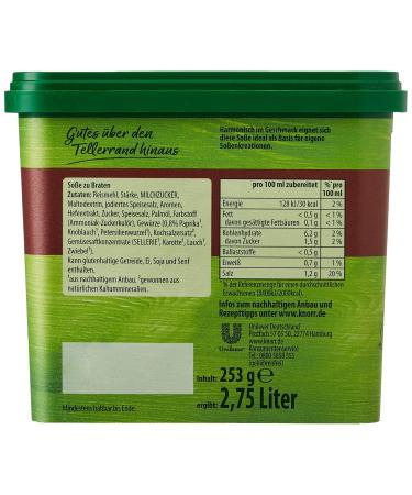 Knorr Roast Gravy 2.75 Liter | 8.92oz Pack of 1 - Authentic Sosse Zum Braten - Buy Online on GoSupps.com