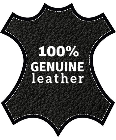 ExionPro Premium Fancy Stitched Soft Triple Covered Leather Stirrup | Black/Havana Brown | English Leather Stirrups for Saddle - Buy Online on GoSupps.com