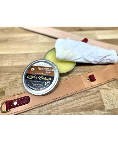 HeliaCARE Bio Premium Leather Balm - Colorless 300ml for Clothing Shoes Handbags Cars & Equestrian Sports | Global Shipping Available - Buy Online on GoSupps.com